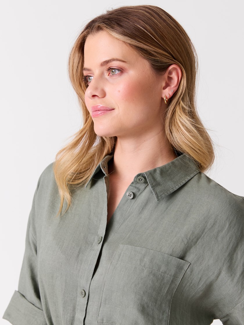 7514564 GTE 7514564_GTE-MELL-H26-Modell-Front_chn=vic_1463_Louise linskjortekjole GTE.jpg_Front