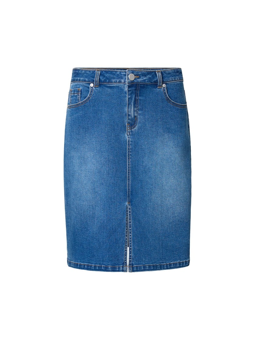 7514623 ECL 7514623_ECL-MELL-S26-FRONT_Wilma denim skjørt ECL_Wilma denim skjørt ECL 7514623.jpg_