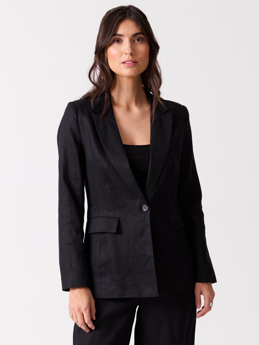 7514813 ID2 7514813_ID2-BLU-H26-Modell-Front_chn=vic_5995_Lina linblazer ID2 7514813.jpg_Front||Front