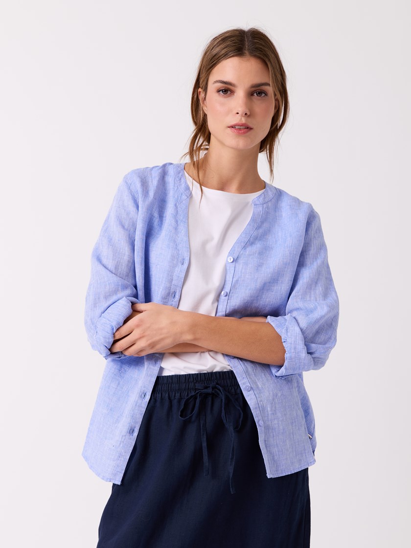 7514973 ECP 7514973_ECP-JEANPAUL-H26-Front_2992_Lucia linbluse.jpg_Front||Front