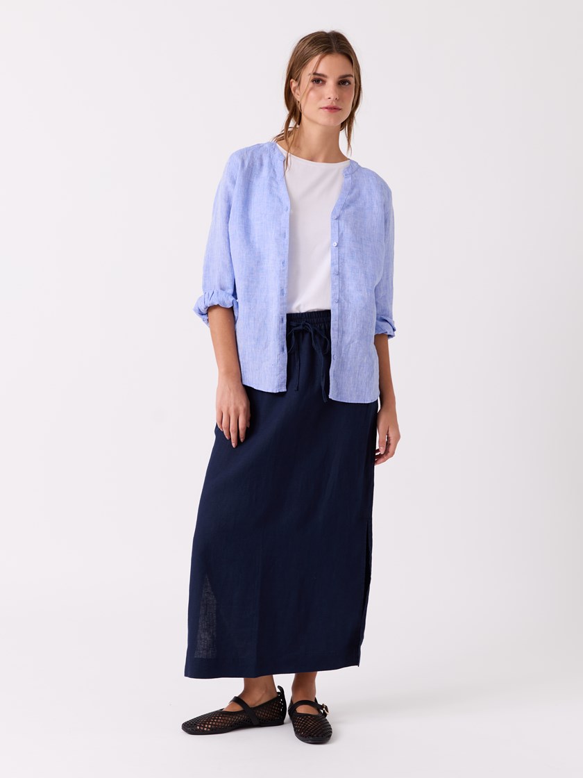7514973 ECP 7514973_ECP-JEANPAUL-H26-Front_9269_Lucia linbluse.jpg_Front||Front