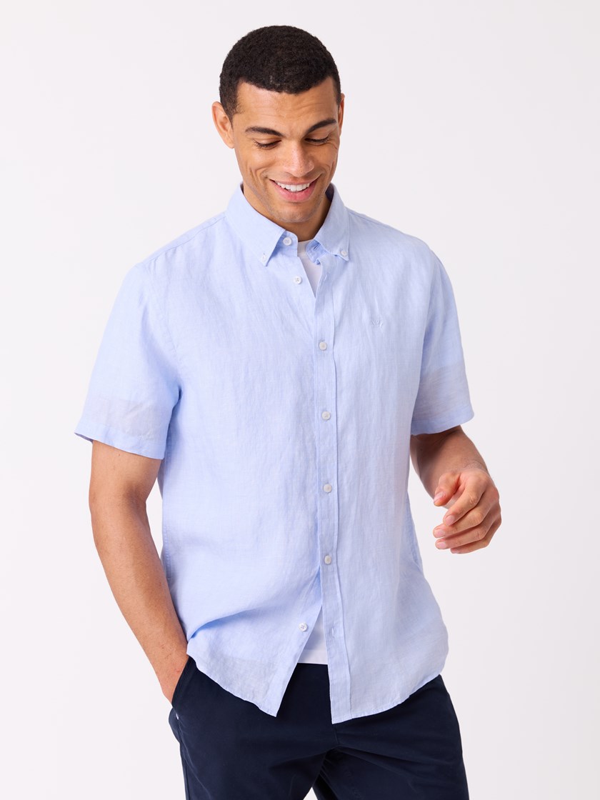 7515198 S49 7515198_S49-JEANPAUL-H26-Front_6243_Dillon linskjorte - Regular fit S49_Dillon linskjorte - Regular fit S49 7515198.jpg_Front||Front