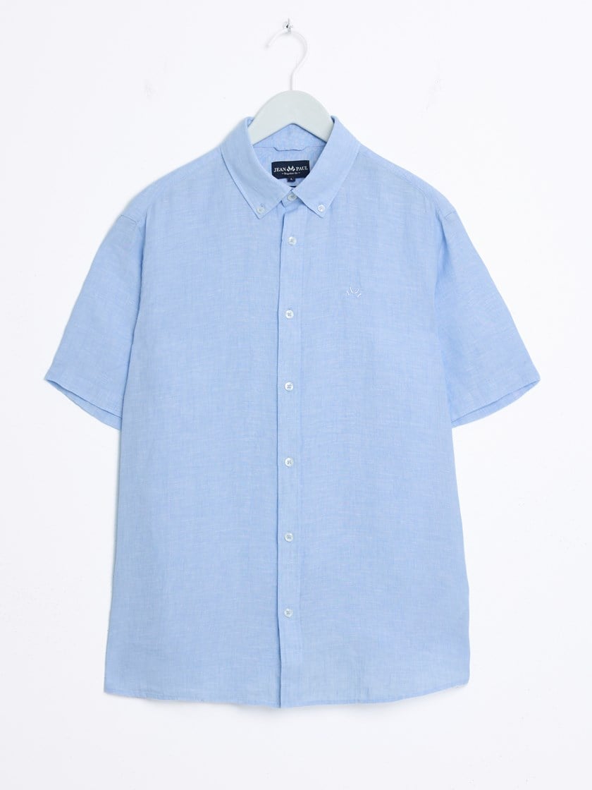 7515198 S49 7515198_S49-JEANPAUL-H26-Front_9029_Dillon linskjorte - Regular fit S49_Dillon linskjorte - Regular fit S49 7515198.jpg_Front||Front