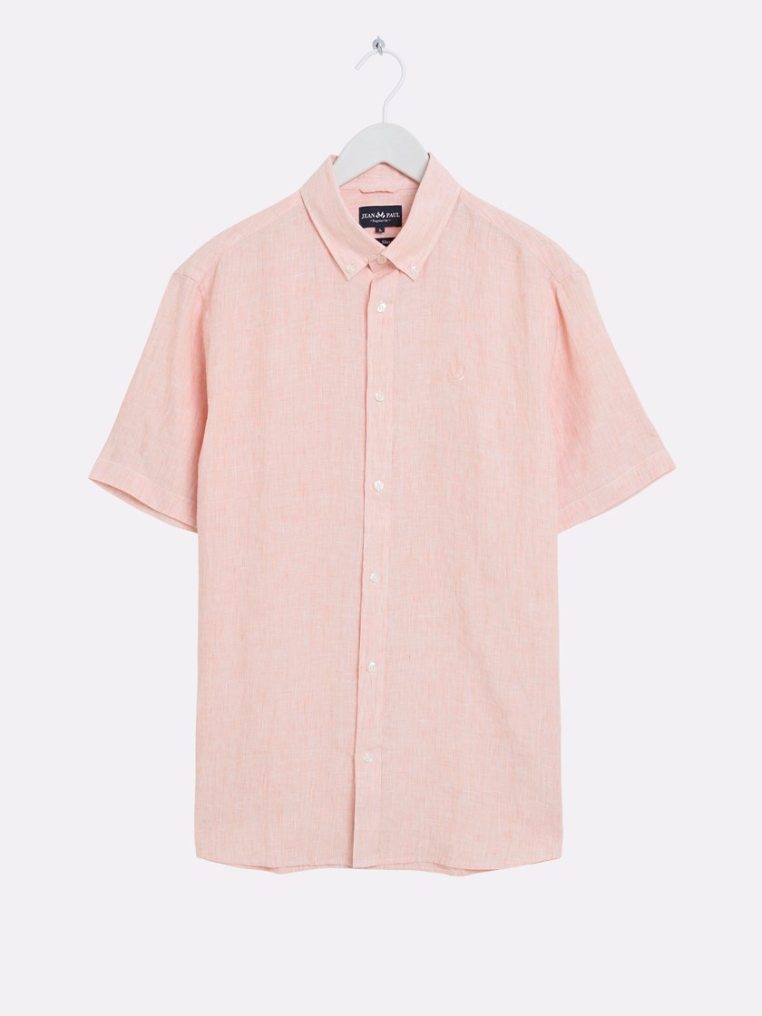 7515216 MKN 7515216_MKN-JEANPAUL-H26-Front_9200_Dillon stripet linskjorte_Dillon stripet linskjorte - Regular fit MKN.jpg_Front