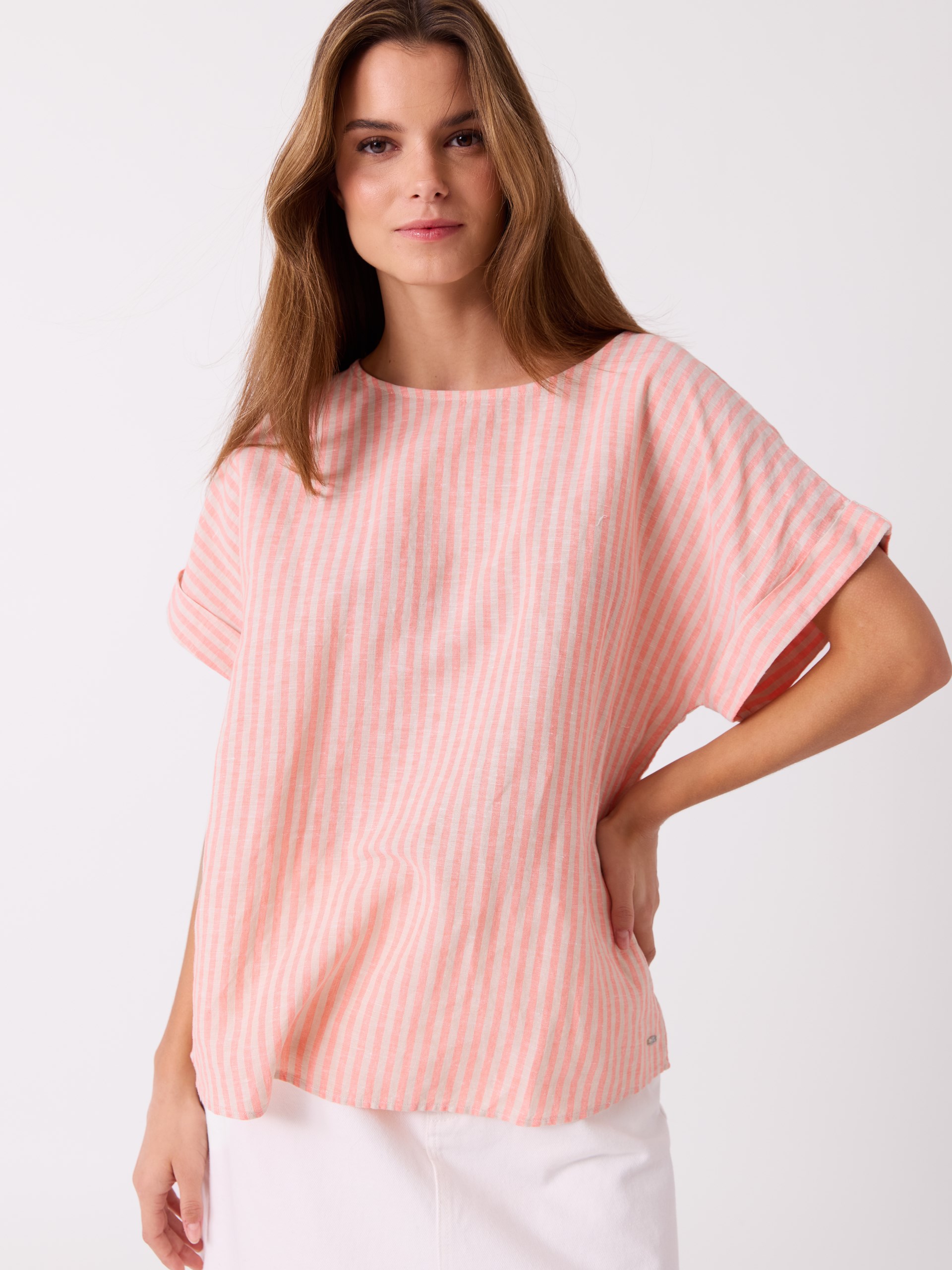 Charleen Stripet Topp Fresh Salmon VIC Charleen Stripet Topp Fresh Salmon VIC