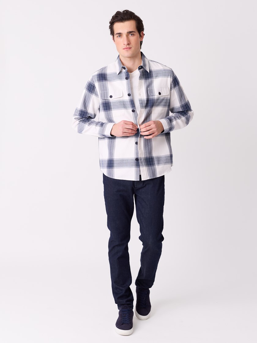 7515385 EGS 7515385_EGS-JEANPAUL-S26-Modell-Front_7543_Fabrice skjortejakke EGS.jpg_Front||Front