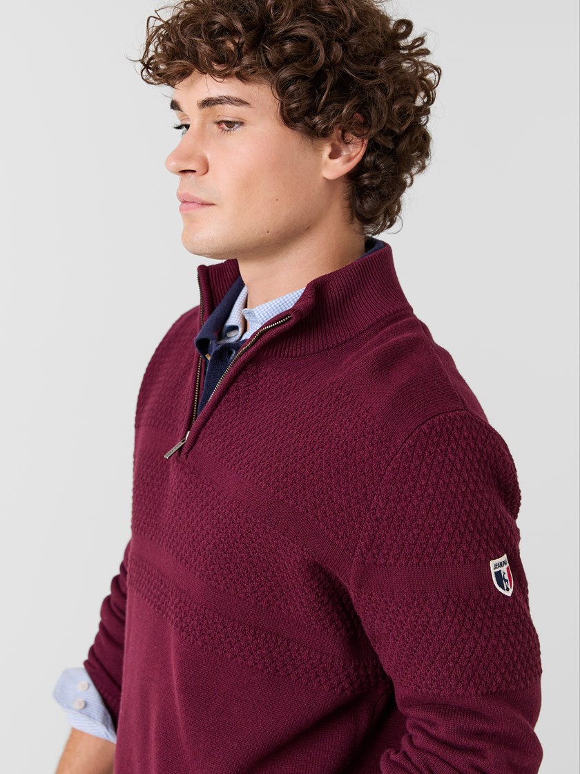 7515702 S83 7515702_S83-JEANPAUL-A26-Modell-Front_1309_Maceau zipneck S83.jpg_Front||Front