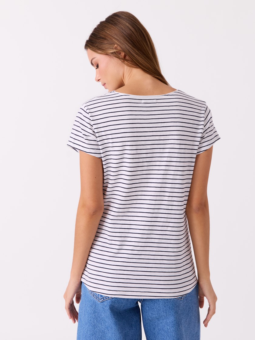 7515781 EM6 7515781_EM6_Jean Paul_Agnais Stripet Tee_H26 (5)_Agnais stripet t-skjorte EM6.jpg_