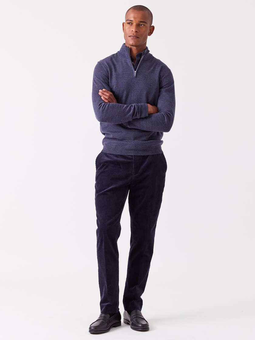 7515972 T70 7515972_T70-VESB-A26-Modell-Front_chn=vic_7125_Ledger merino zip neck T70.jpg_Front||Front