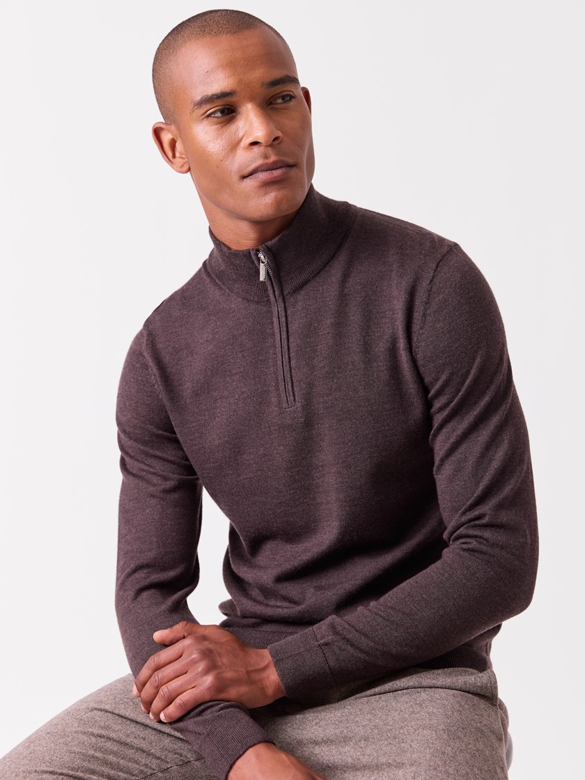 7515972 T79 7515972_T79-VESB-A26-Modell-Front_chn=vic_9545_Ledger merino zip neck T79.jpg_Front||Front