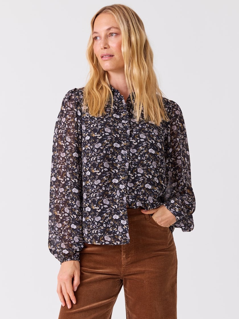 7516398 ID2 7516398_ID2-MELL-A26-Modell-Front_chn=vic_6006_Celine chiffon bluse ID2.jpg_Front||Front