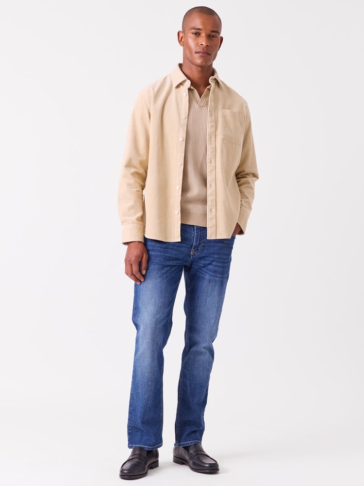 Wale overskjorte 7516678_I2Q-VESB-A26-Modell-Front_chn=vic_661_Wale overskjorte I2Q.jpg_Front||Front