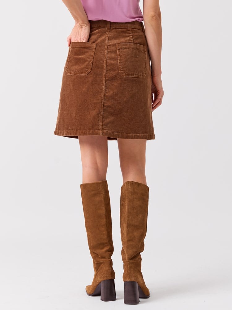 Wilma cordskjørt 7516781_APA-MELL-A26-Modell-Front_chn=vic_5450_Wilma cordskjørt APA.jpg_Front||Front