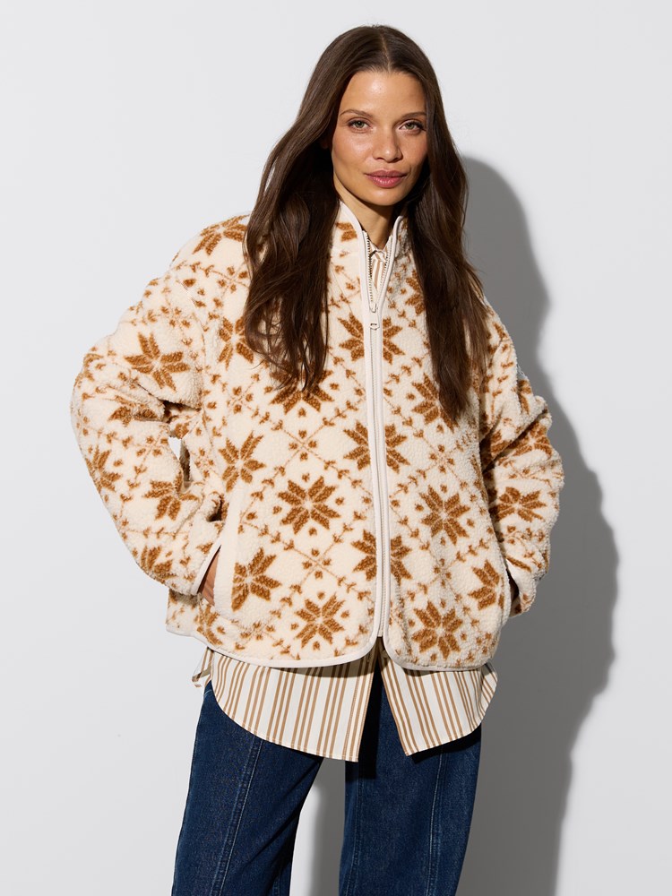 Isabella fleecejakke 7516801_AED-JEANPAUL-W26-Modell-Front_2623.jpg_Front||Front
