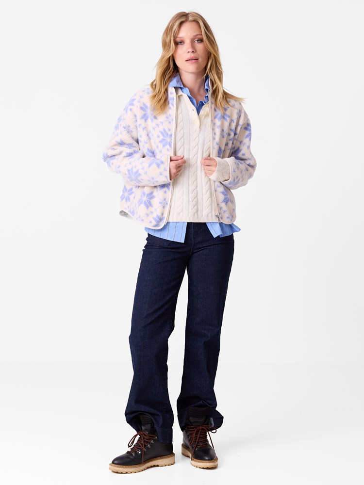 Isabella fleecejakke 7516801_E9O-JEANPAUL-W26-Modell-Front_6494.jpg_Front||Front