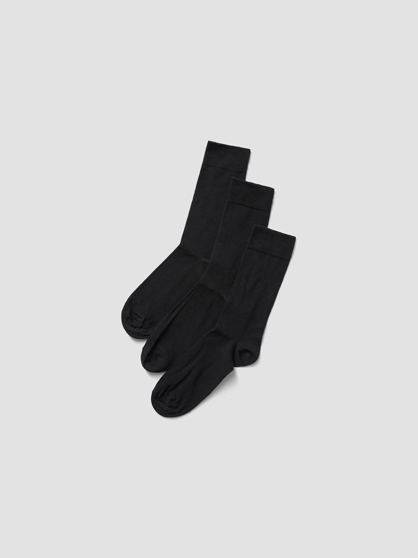 Svart 3-Pack Sokk 800