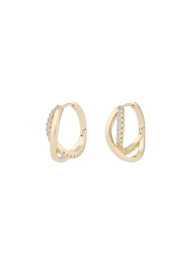 Ace dobbel ørering Ace double round ear g clear copy_Ace dobbel ørering Q1G_Ace dobbel ørering Q1G 7252869.jpg_