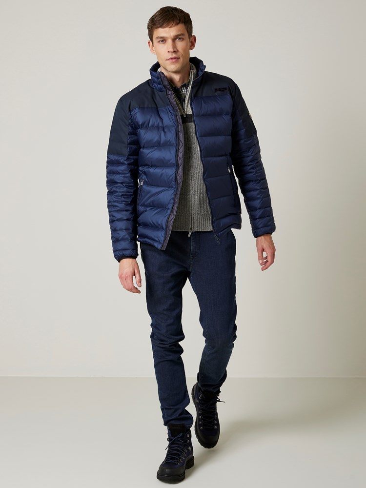 Claude dunjakke Claude A23 blå 1_sort_EGU_Claude dunjakke EGU.jpg_