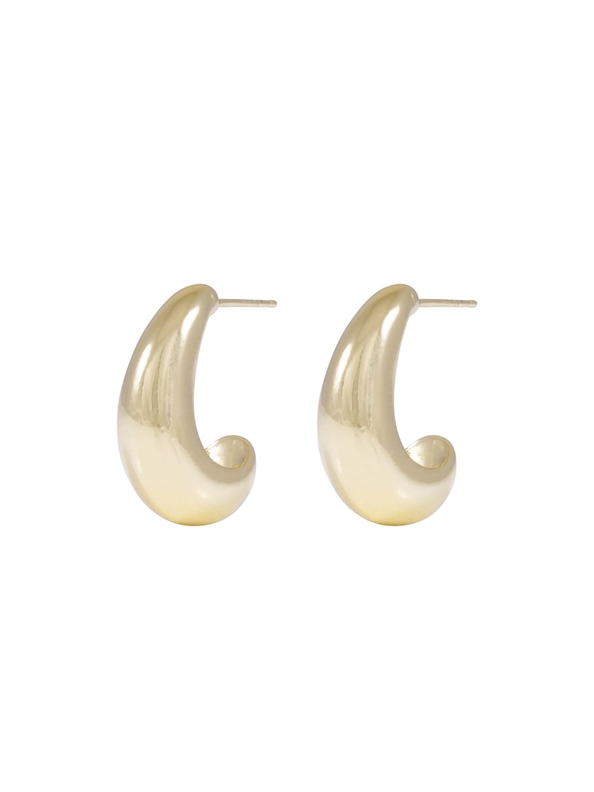 7253474 Q1G Honey drop oval ear plain-g_Honey oval øredobb Q1G.jpg_