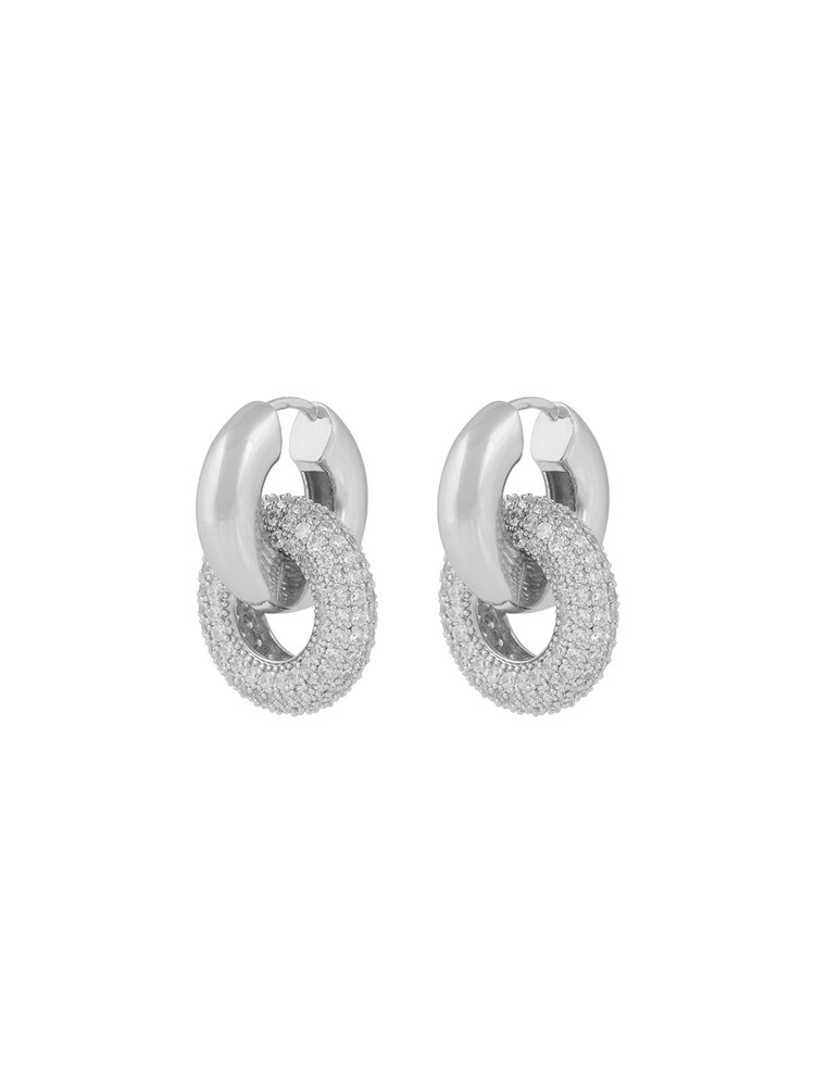 Liz Double Ring Crystal Liz double ring crystal ear s clear_Liz Double Ring Crystal C38.jpg_