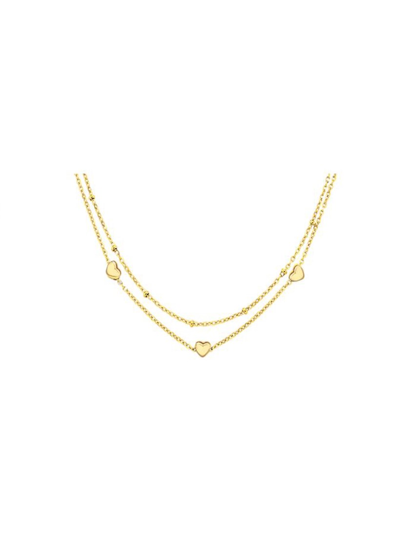 7253552 Q1G Lovely double chain neck 45 guld_Lovely Double Chain Q1G.jpg_