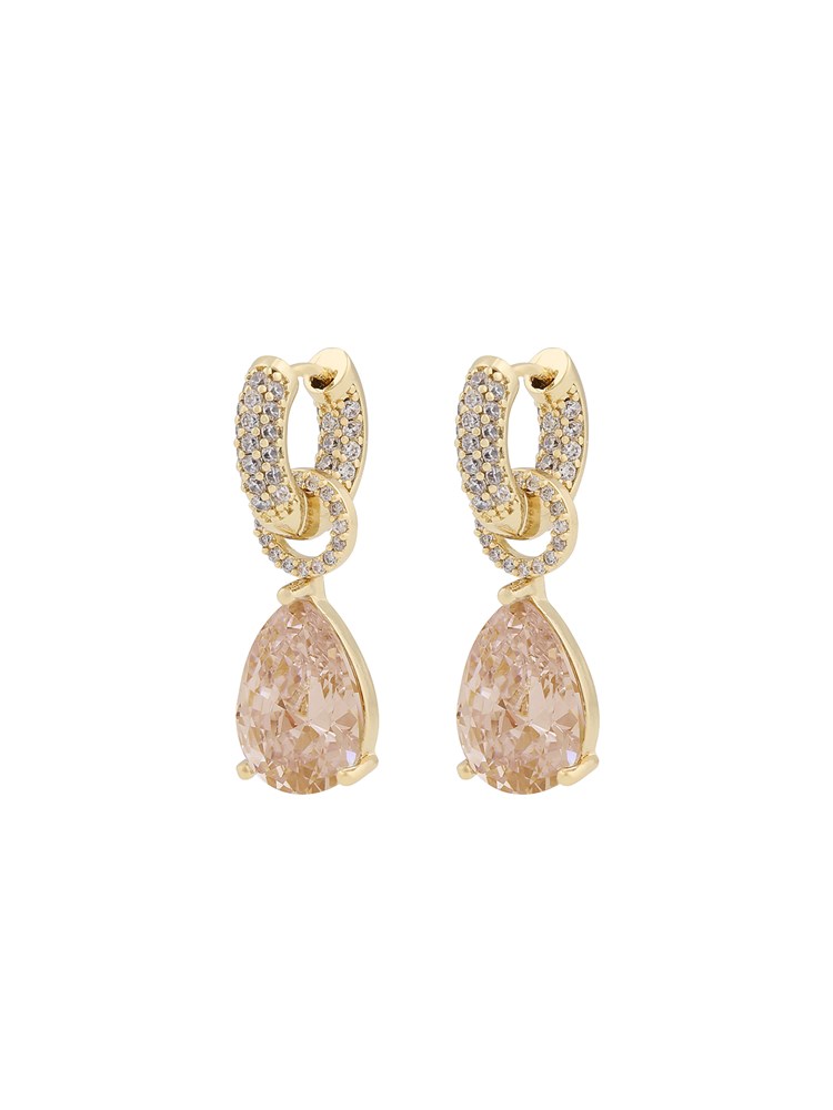 Naomi øredobb Naomi stone drop pendanr ear g champagne_A9N_Naomi øredobb A9N.jpg_