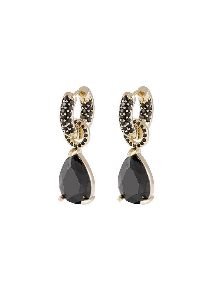 Naomi øredobb Naomi stone drop pendant ear g black_Naomi øredobb ID2_Naomi øredobb ID2 7253001.jpg_