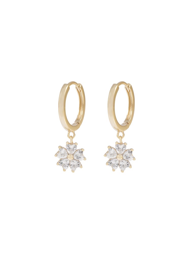 Ørering med blomst Nisi flower pendant ear g-clear_Ørering med blomst Q1G_Ørering med blomst Q1G 7253476.jpg_
