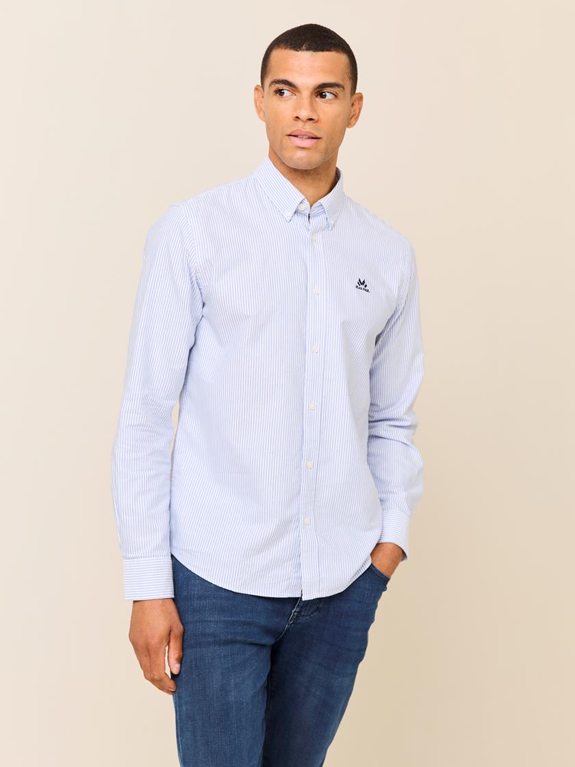 Oxford stripet skjorte - regular fit EN3